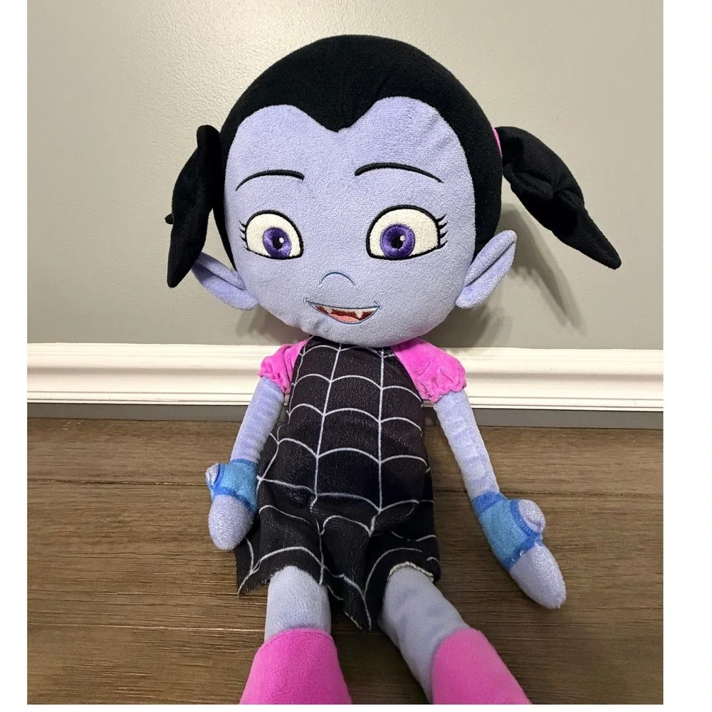 Disney Junior Vampirina Vee Plush Stuffed Animal Toy Spiderweb Dress LARGE HTF